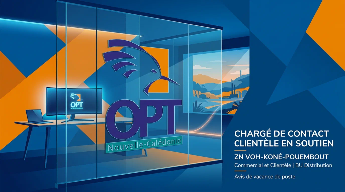 Illustration du poste : Chargé de contact clientèle en soutien - ZN Voh-Koné-Pouembout