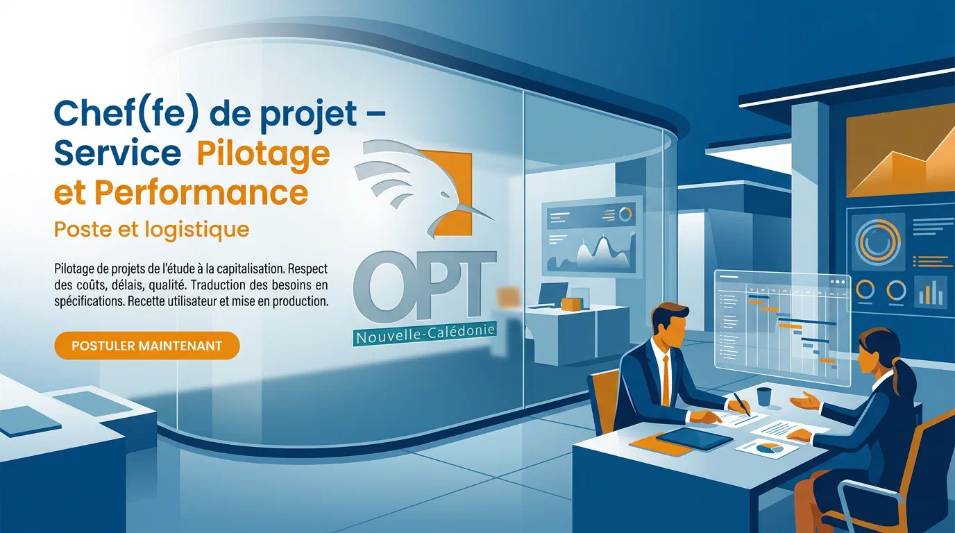 Illustration du poste : Chef(fe) de projet – Service Pilotage et Performance