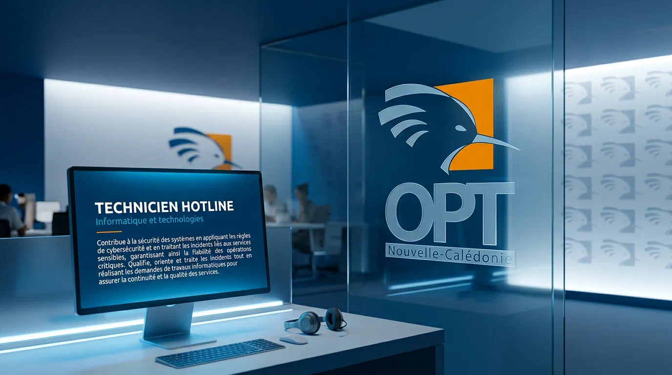 Illustration du poste : Technicien Hotline