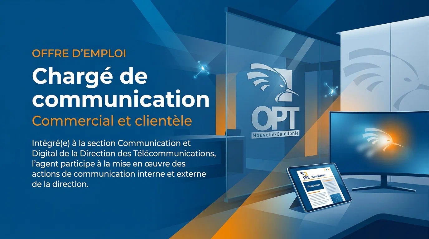 Illustration du poste : Chargé de communication