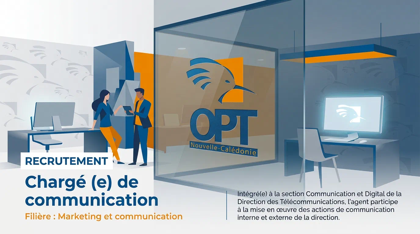 Illustration du poste : Chargé (e) de communication