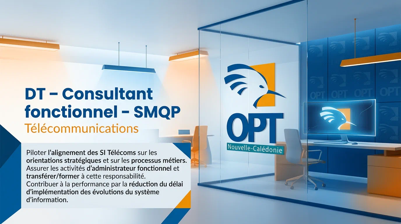 Illustration du poste : DT – Consultant fonctionnel - SMQP