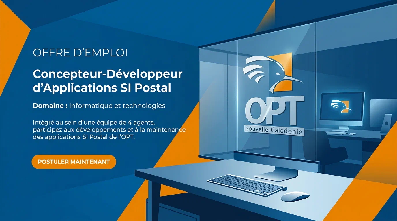 Illustration du poste : Concepteur-Développeur d’Applications SI Postal