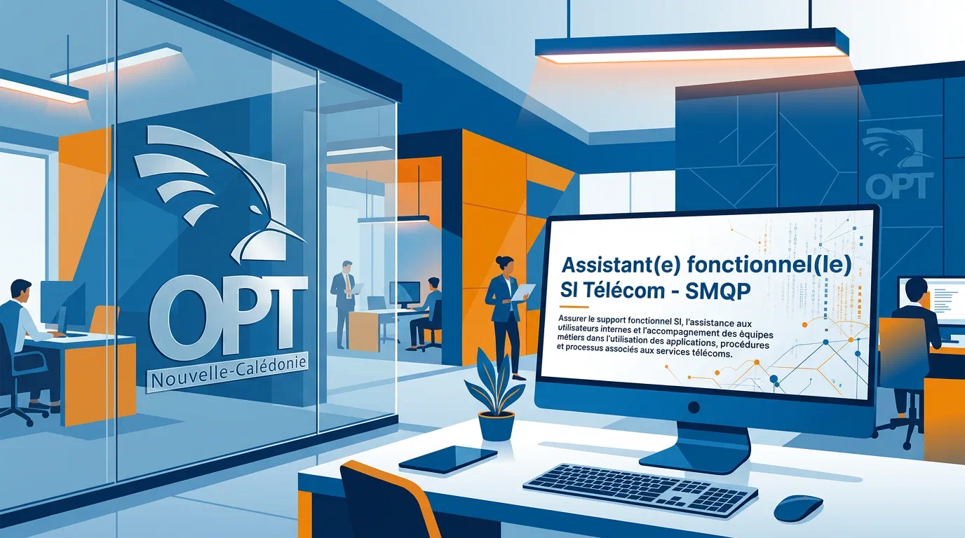 Illustration du poste : Assistant(e) fonctionnel(le) SI Télécom - SMQP