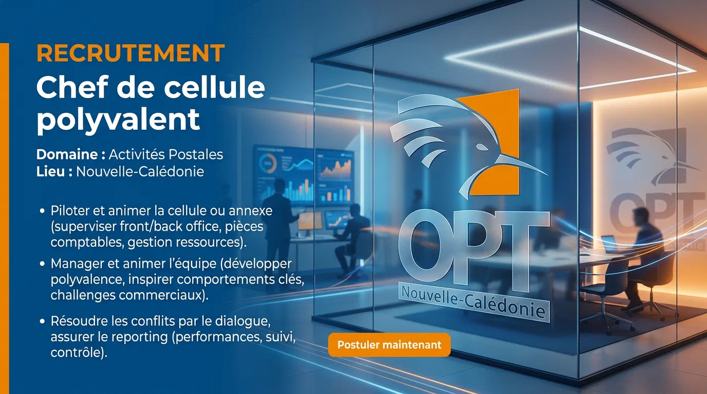 Illustration du poste : Chef de cellule polyvalent