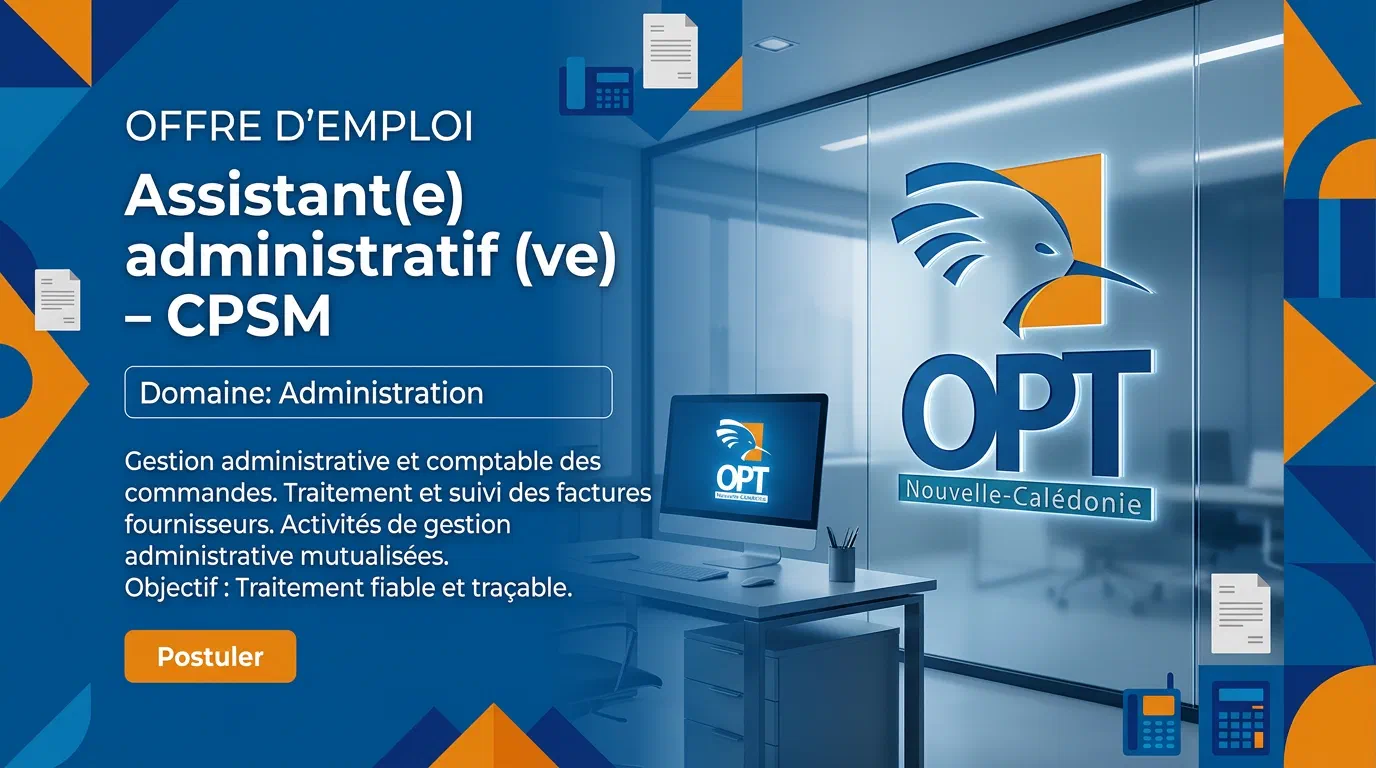 Illustration du poste : Assistant(e) administratif (ve) - CPSM