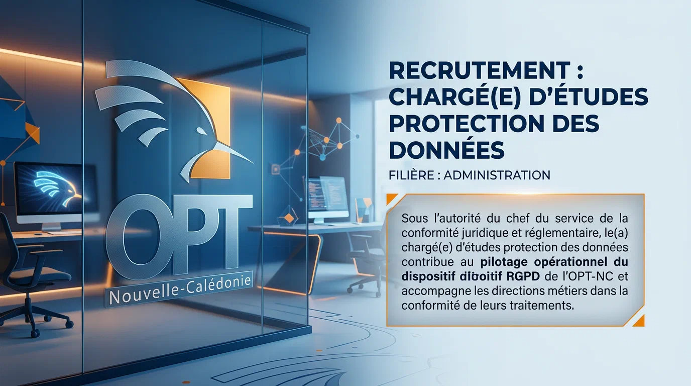 Illustration du poste : Chargé (e) d’études protection des données