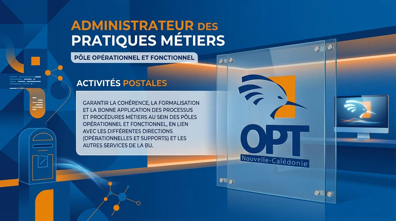 Illustration du poste : Administrateur des pratiques métiers