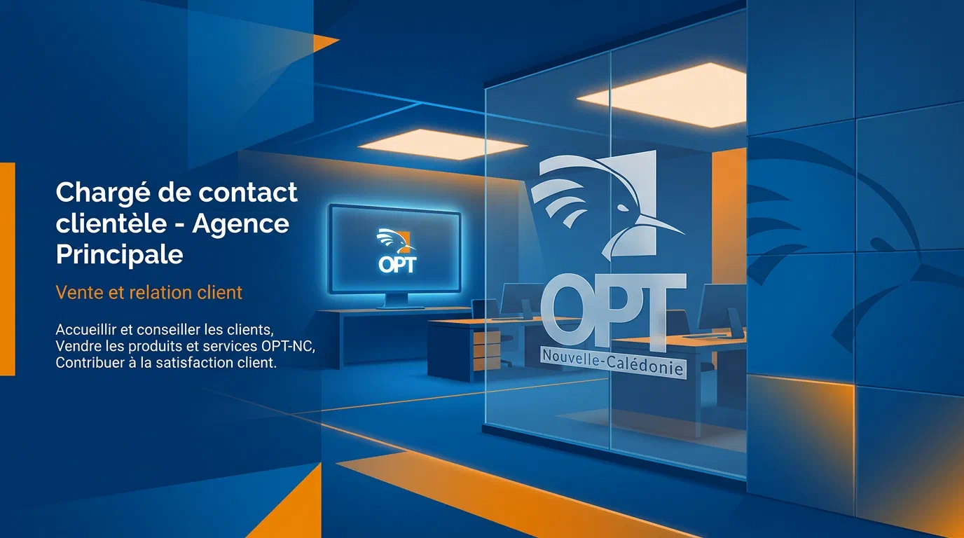 Illustration du poste : Chargé de contact clientèle - Agence Principale