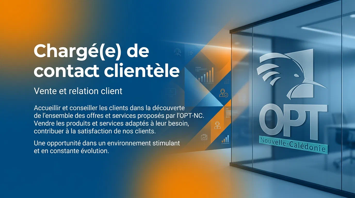 Illustration du poste : Chargé(e) de contact clientèle