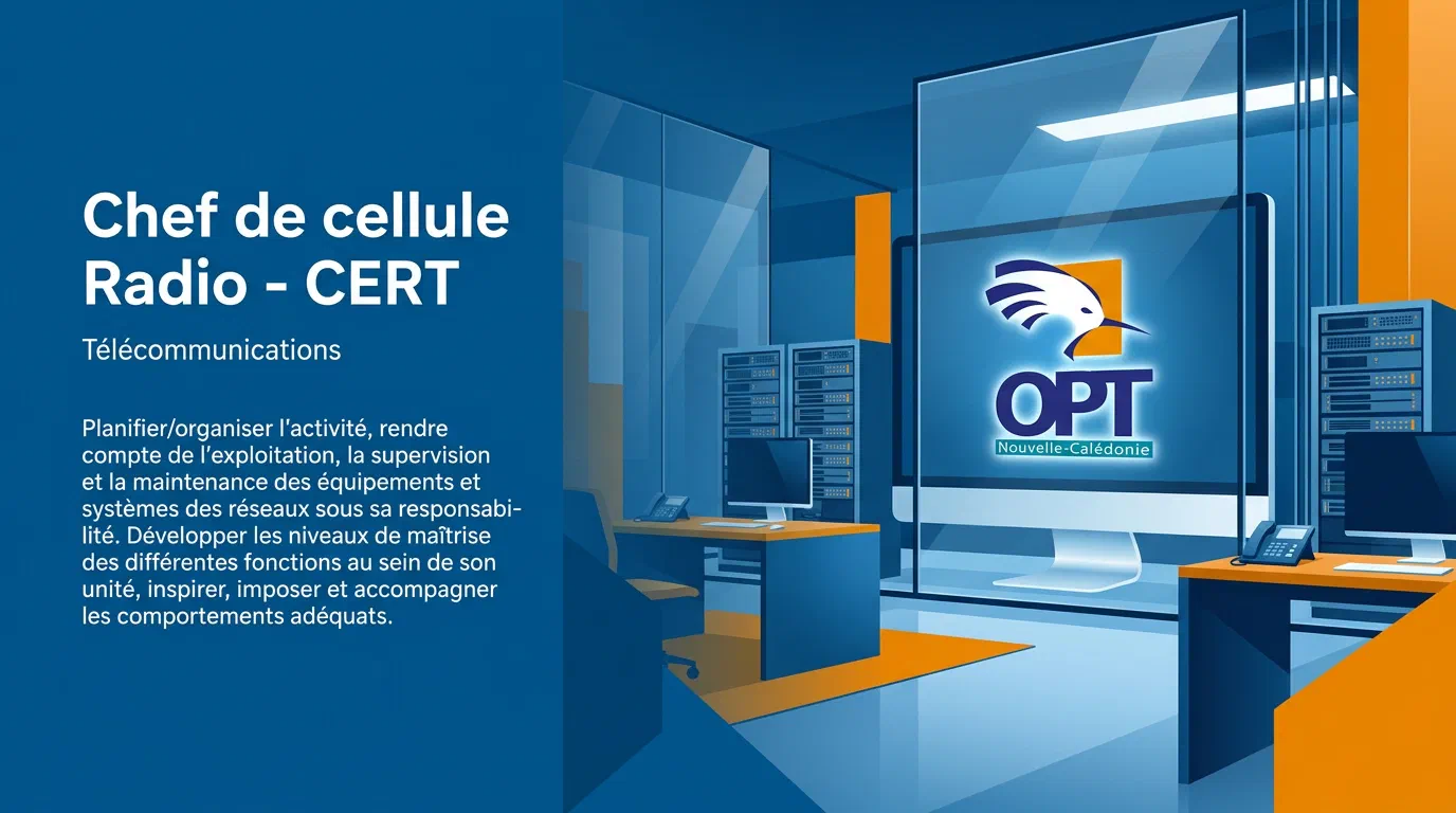 Illustration du poste : Chef de cellule Radio - CERT